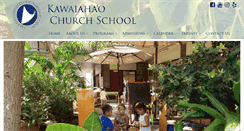 Desktop Screenshot of kawaiahaoschool.org